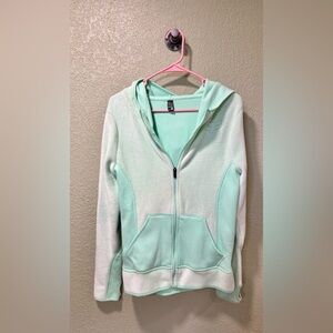 Fox Womens Mint Green Zip-Up Hoodie Size M